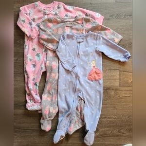Fleece footed pajamas 18-24 months